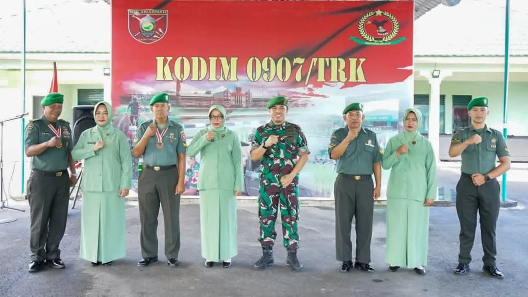 Dandim Tarakan Pimpin Korp Raport Pindah Satuan, Penerimaan Prajurit dan Purna Tugas   