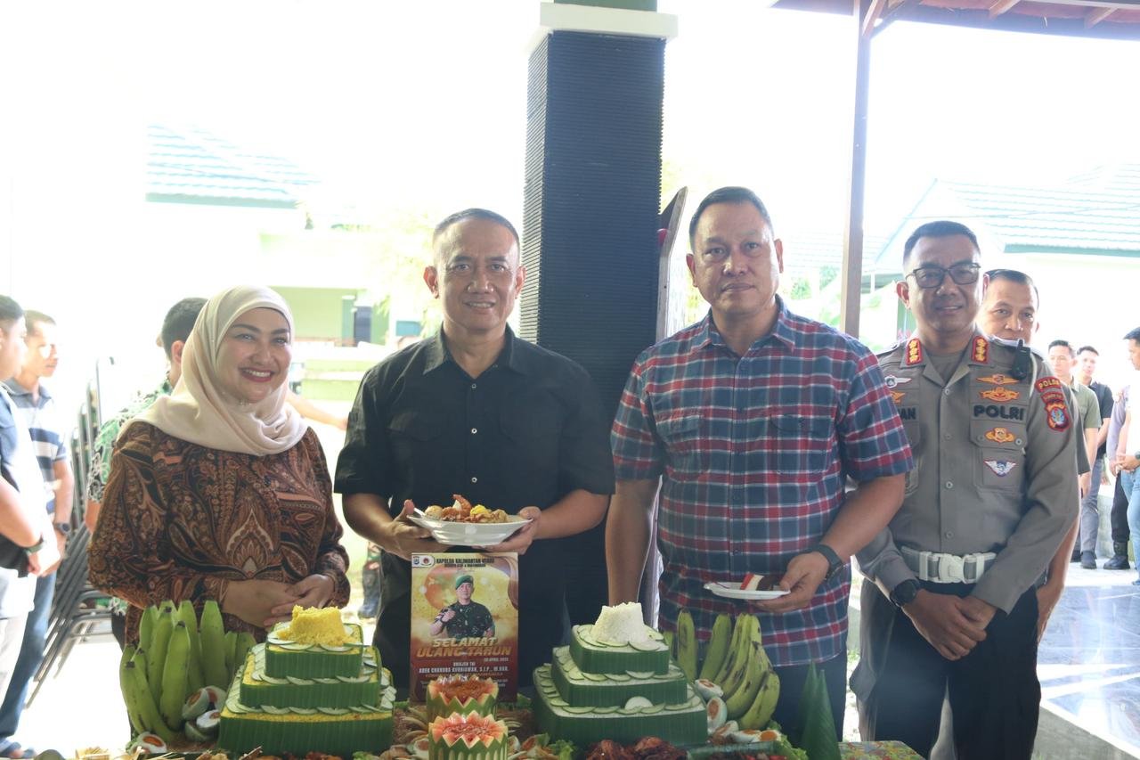 Irwasda Polda Kaltara dan Jajaran Beri Ucapan Ulang Tahun untuk Danrem 092/Maharajalila