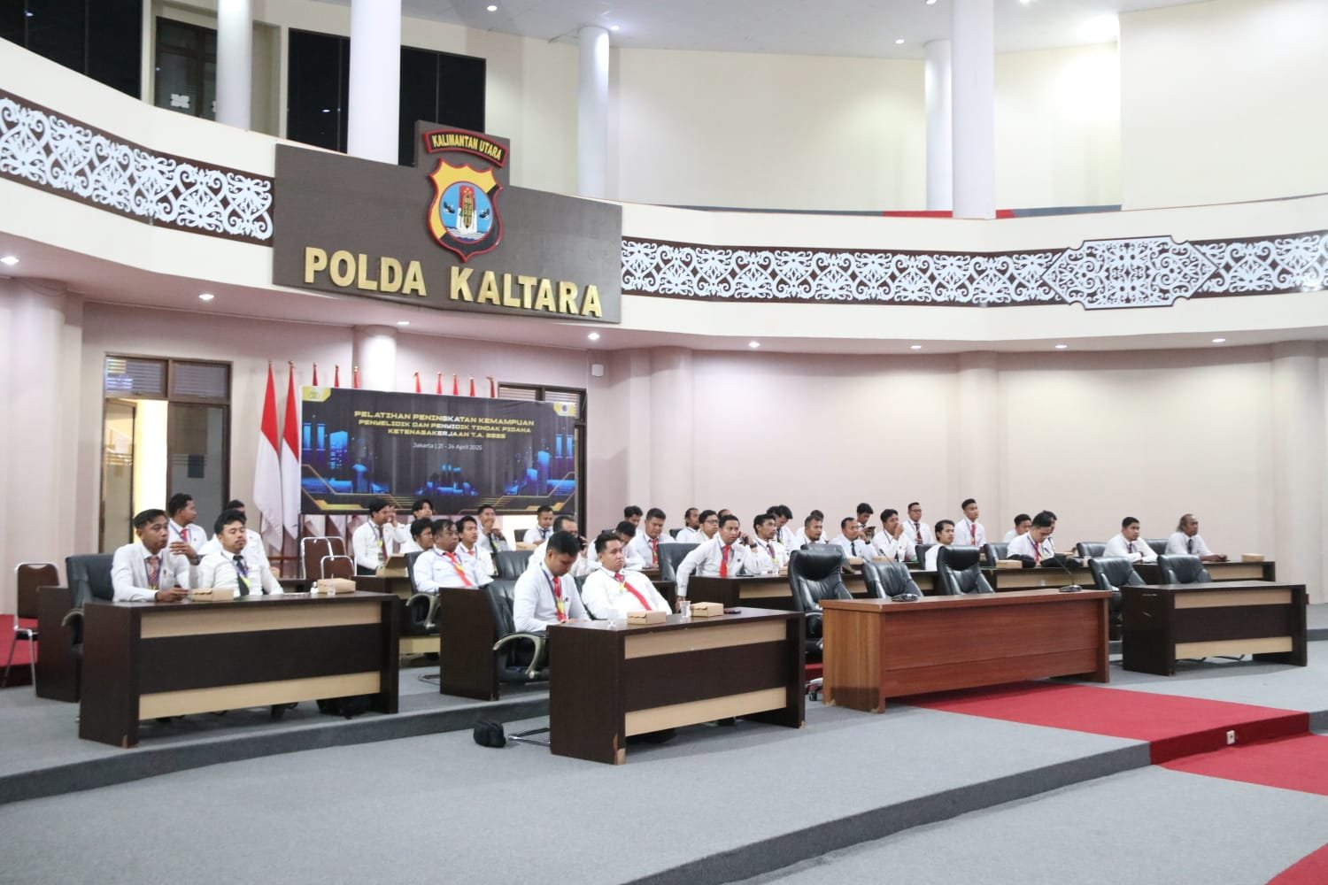 Polda Kaltara Ikuti Latkatpuan Tindak Pidana Ketenagakerjaan   