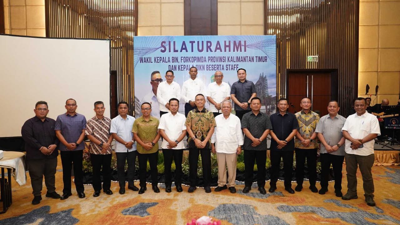 Silaturahmi Wakil Kepala BIN Bersama Forkopimda Kaltim dan Kepala OIKN Di Balikpapan   