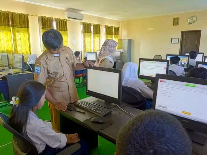 Sumatif Akhir Jenjang di Tana Tidung Gunakan CBT   