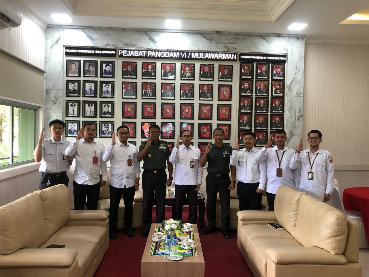 Kunjungan Kerja Tim BPIP RI ke Kodam VI Mulawarman   