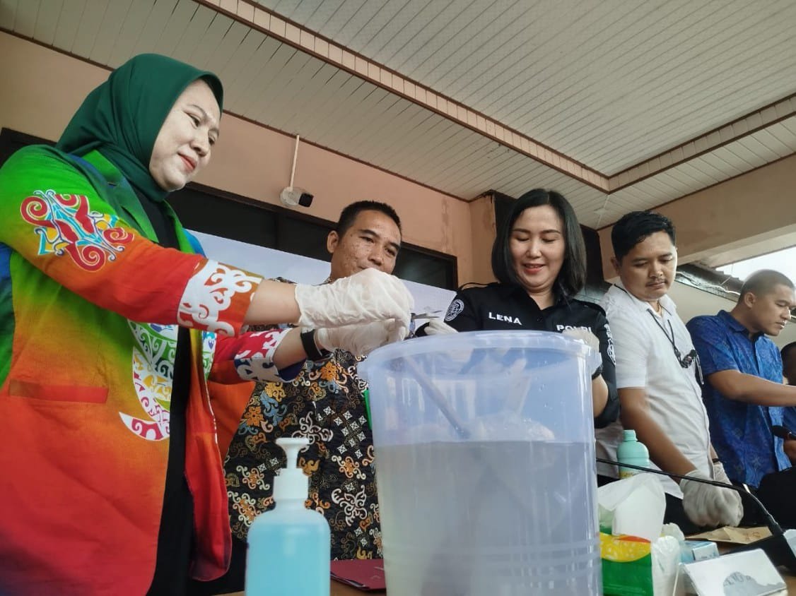 Polresta Bulungan Musnahkan 670 Gram Sabu Pengungkapan Maret   