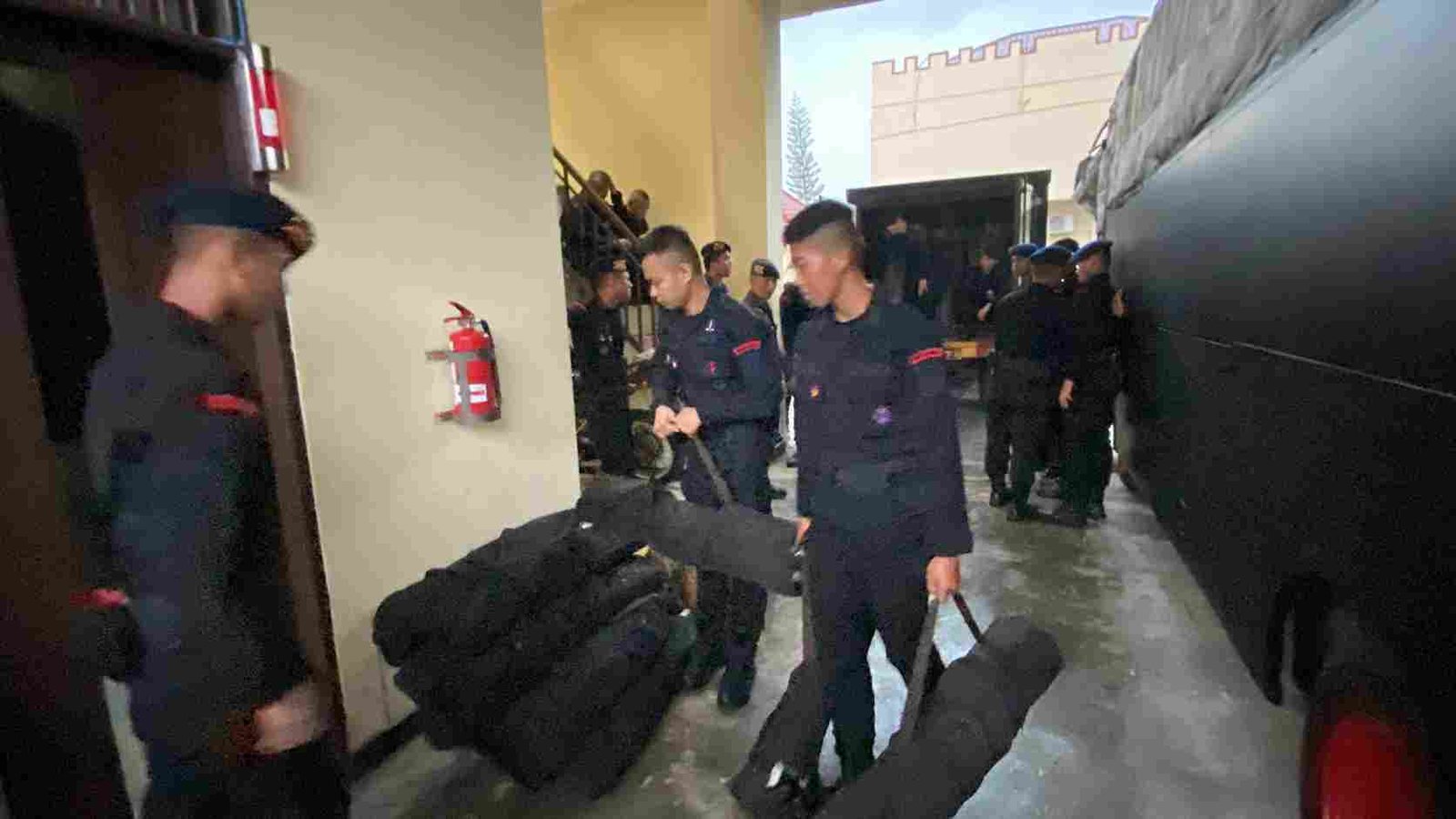 1 SSK Pasukan Batalyon A Brimob Kaltim Disiagakan, Amankan Kunker Wapres Gibran ke IKN   