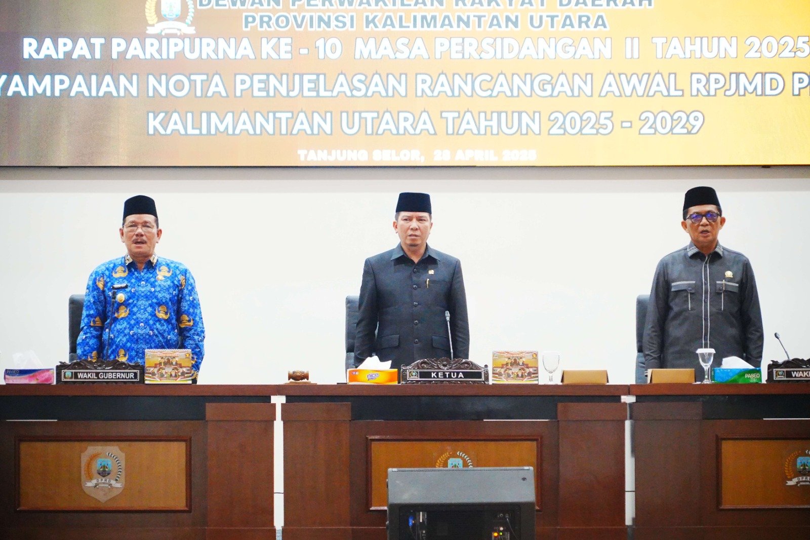 Wagub Ingkong Sampaikan Penjelasan Rancangan Awal RPJMD Kaltara 2025 – 2029