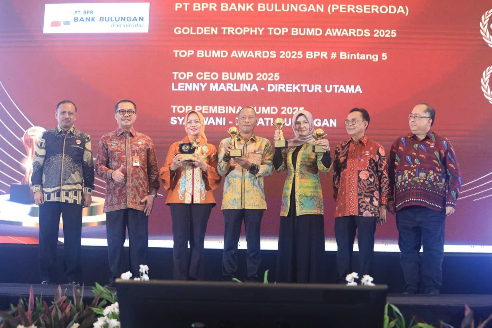 Bawa Pulang 6 Penghargaan TOP BUMD Award, Semangat Bulungan Bisa Majukan BUMD