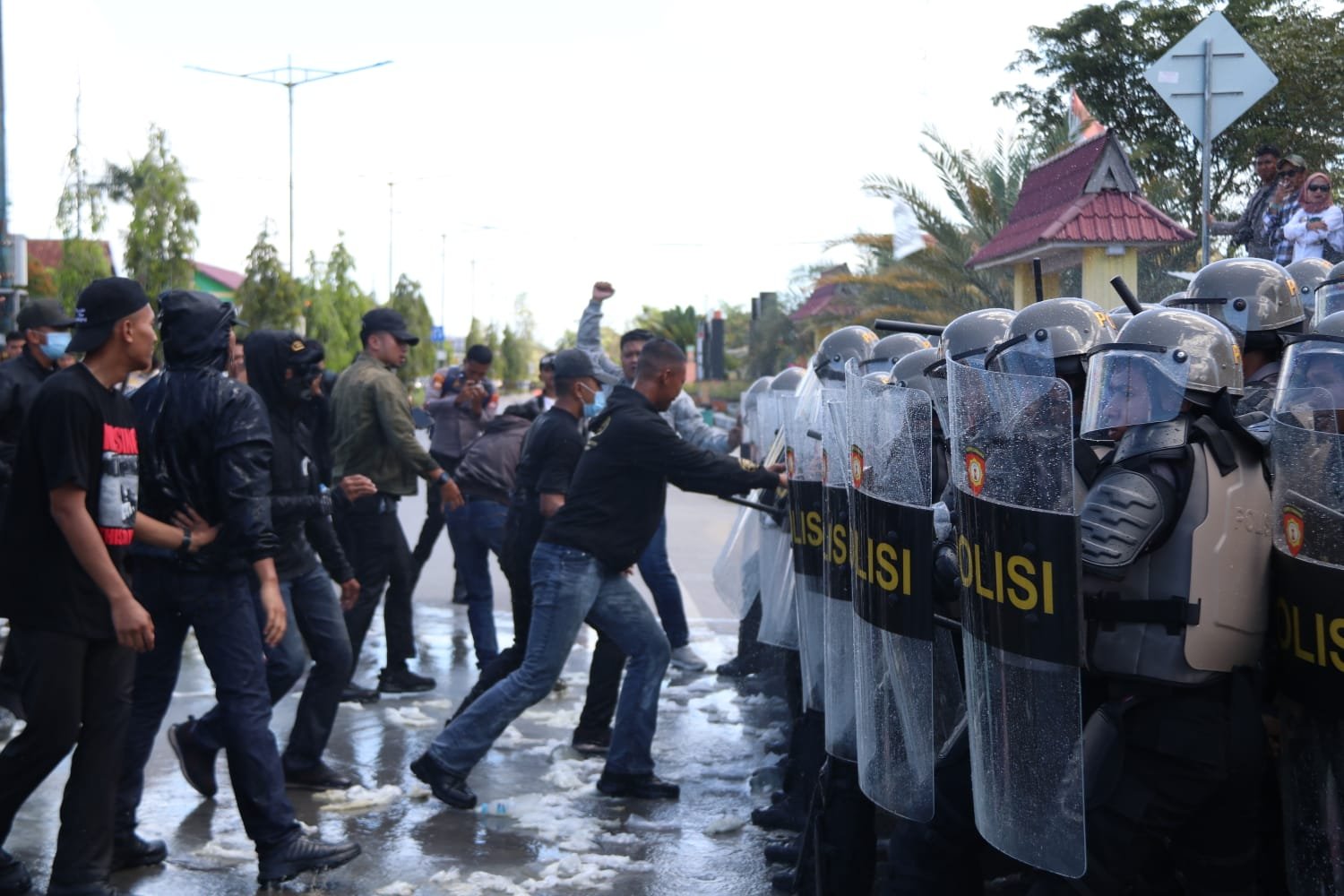 Antisipasi Kerusuhan Peringatan May Day, Polda Kaltara Gelar Simulasi Pengamanan