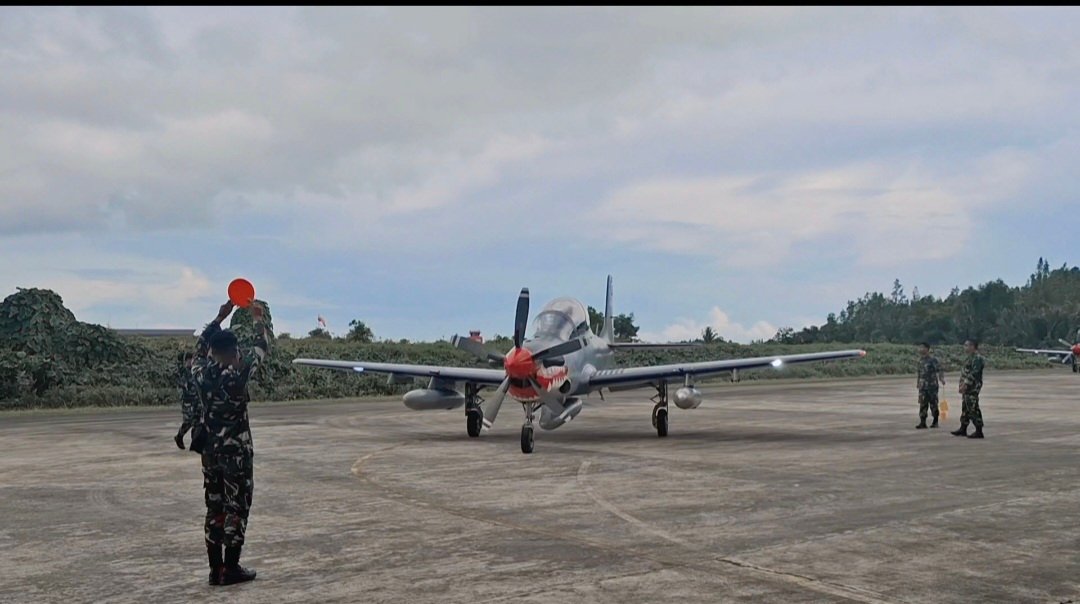 Misi Amankan Wilayah Udara, Super Tucano Patroli Perbatasan Kaltara