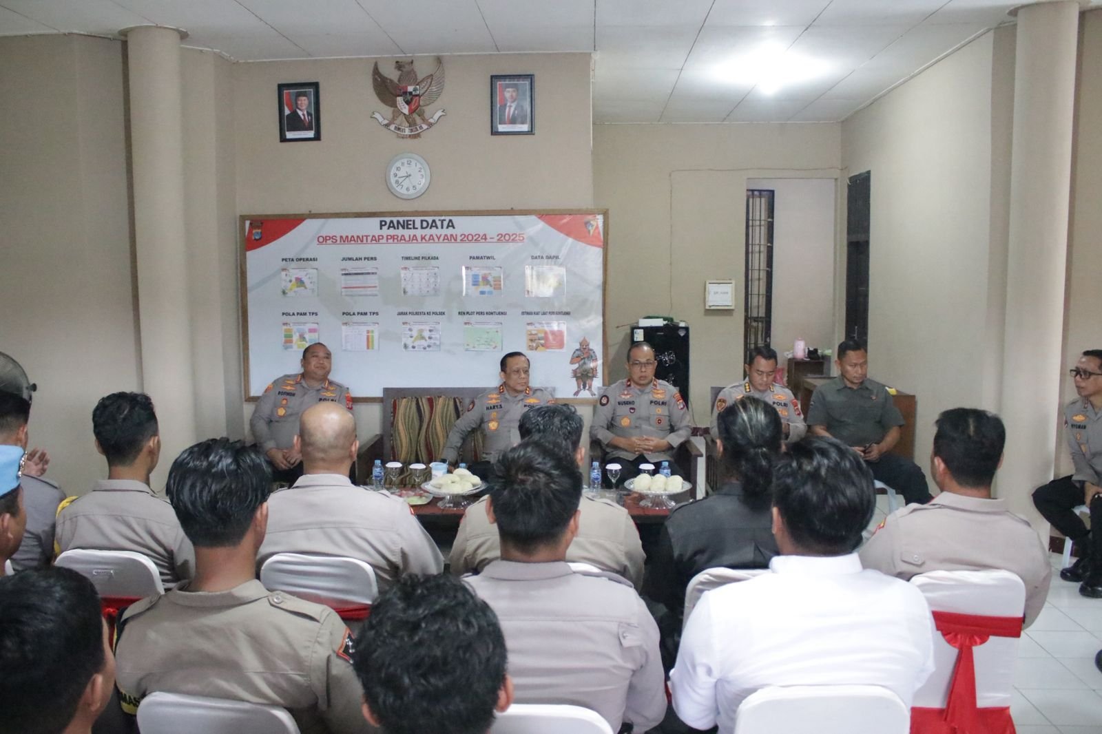 Kapolda Kaltara Kunjungi Polsek Tanjung Palas Utara, Apresiasi Kondisi Mako dan Tekankan Peran Bhabinkamtibmas