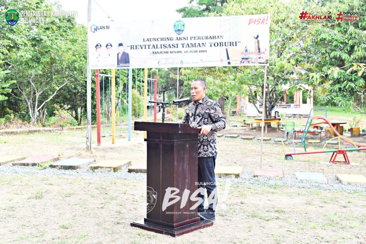 Bulungan Luncurkan Revitalisasi Taman Toburi      