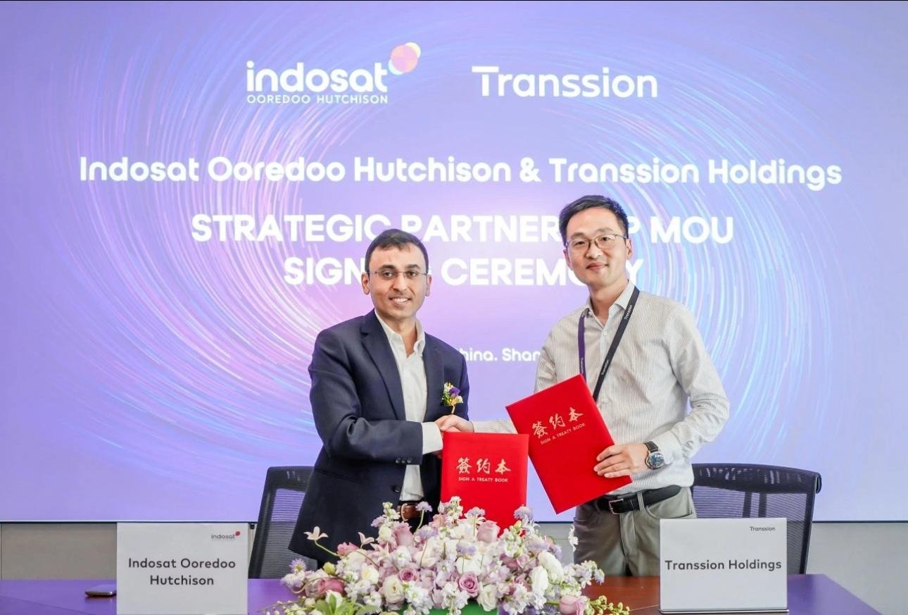 Indosat Ooredoo Hutchison dan Transsion Perkuat Inklusi Digital melalui Integrasi Layanan IM3 dan Tri