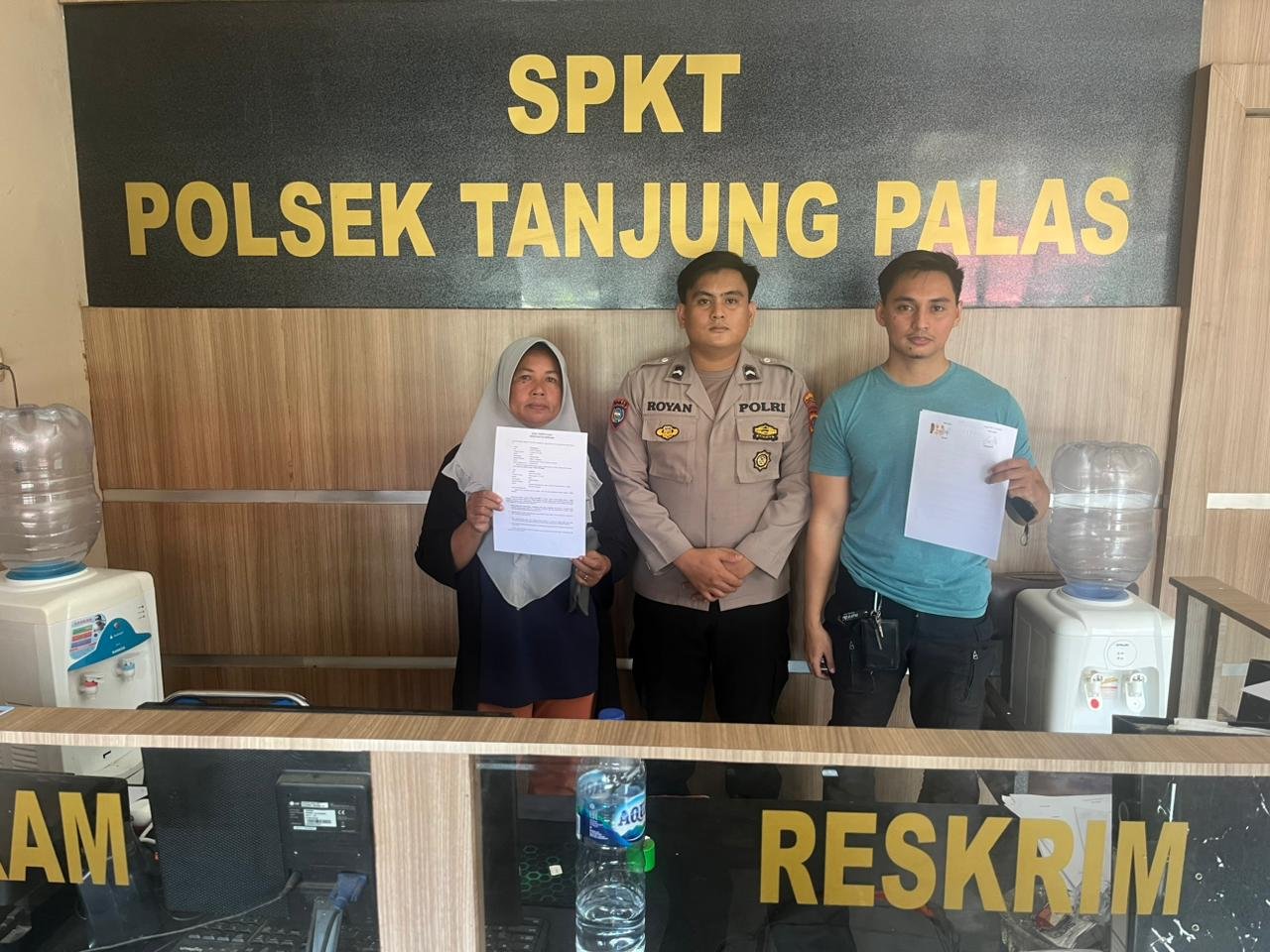 Polsek Tanjung Palas Hadir sebagai Solusi Damai, Mediasi Utang Piutang Capai Kesepakatan dengan Jaminan Sertifikat Tanah