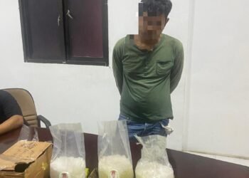 Tertangkap di Jalan Jambu, Pria di Bulungan Kedapatan Bawa 3 Kg Sabu