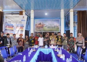 Pemkab Tana Tidung Serahkan Bantuan Bibit Sapi Bali kepada Kelompok Tani di Desa Mandupo
