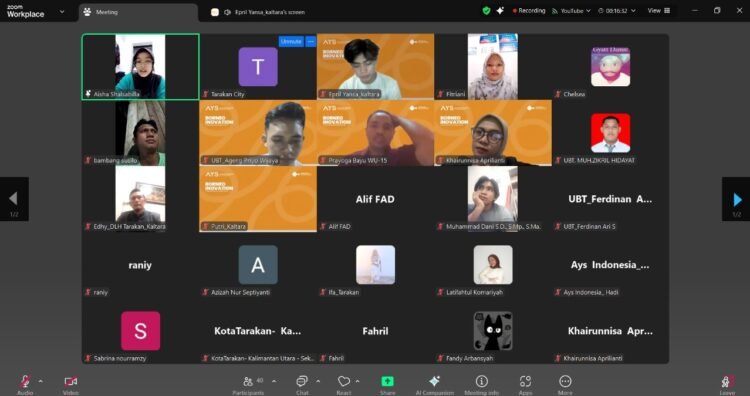 AYS Indonesia Gelar Webinar “Borneo Innovation”, Dorong Aplikasi Energi Terbarukan dari Tangan Pemuda