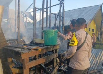 Rumah Dinas Guru di Pimping Tanjung Palas Utara Terbakar, Kerugian Capai Rp350 Juta