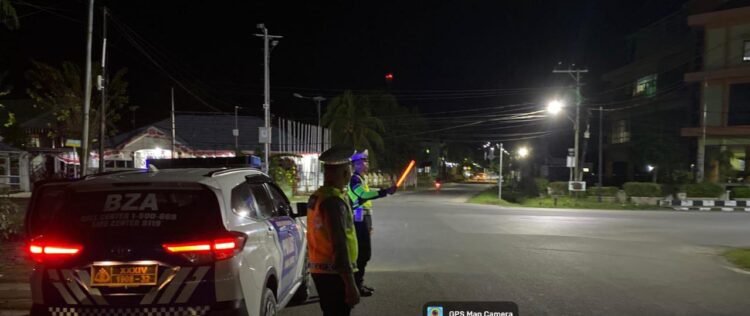Patroli Blue Light Sat Lantas Polresta Bulungan: Wujud Nyata Polri Hadir Ciptakan Malam yang Aman dan Nyaman