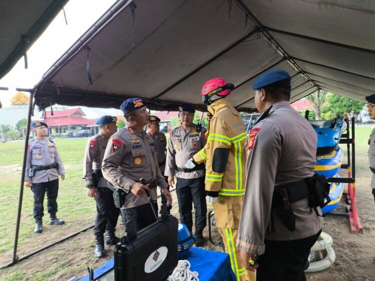 Brimob Polda Kaltim Gelar Apel Kesiapsiagaan Hadapi Karhutla di Tengah Perubahan Cuaca Ekstrem  