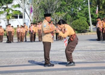 Bupati Syarwani Buka Jambore Pramuka, Tanamkan Nilai Persatuan Sejak Usia Dini
