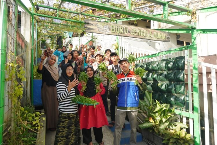 Jauh Dari Sawah, Mitra Binaan PT KPI Unit Balikpapan Manfaatkan Lahan Sempit Perkotaan Untuk Bertani