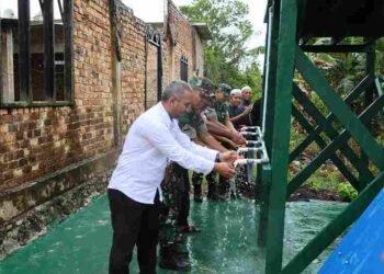 Program TNI AD Manunggal Air Hadirkan Akses Air Bersih di Tarakan   