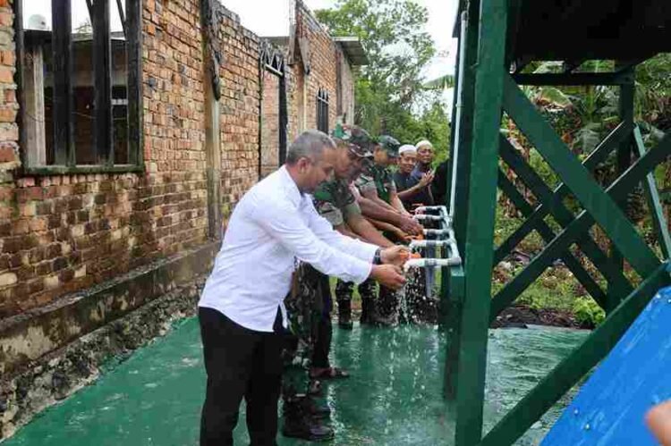 Program TNI AD Manunggal Air Hadirkan Akses Air Bersih di Tarakan   