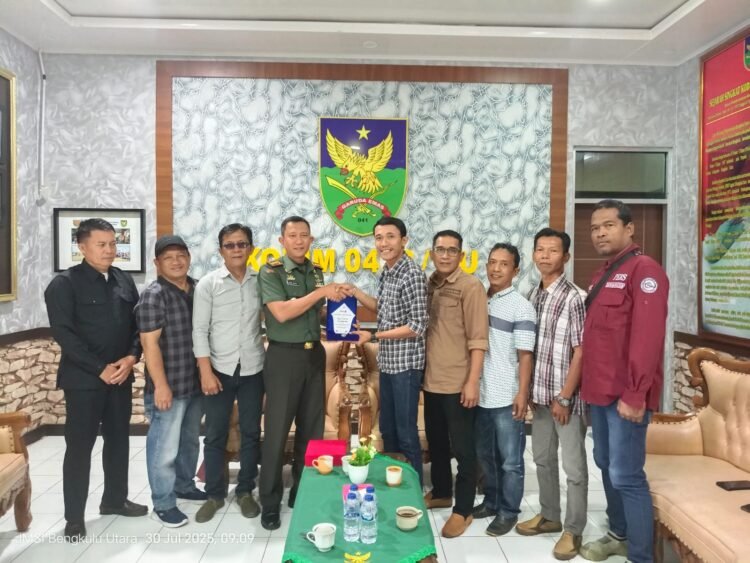 JMSI dan Kodim 0423 Bengkulu Utara Sepakati Penguatan Sinergi Media dan TNI