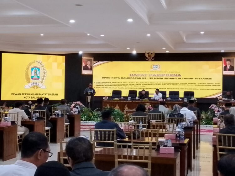 Sidang Paripurna Bahas RPJMD Balikpapan 2025–2029, Ketua DPRD Targetkan Rampung 20 Agustus   