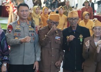 Dansat Brimob Polda Kaltim Hadiri Peringatan Harvetnas 2025, Hormati Jasa Para Pahlawan