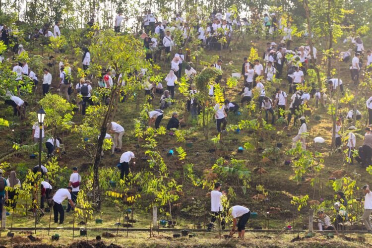 Semarak HUT ke-80 Republik Indonesia, Insan IKN Tanam Pohon Wujudkan Kota Hutan Berkelanjutan