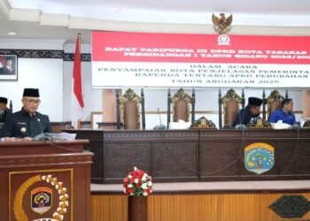 APBD Perubahan 2025 Diproyeksikan Rp1,174 Triliun, Wali Kota Tarakan Paparkan Nota Penjelasan   
