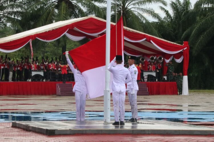 Kapolda Kaltara Hadiri Upacara Peringatan Hari Kemerdekaan RI ke-80 di Tanjung Selor