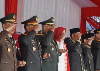 Upacara Detik-Detik Proklamasi HUT ke-80 RI di Samarinda Berjalan Khidmat   