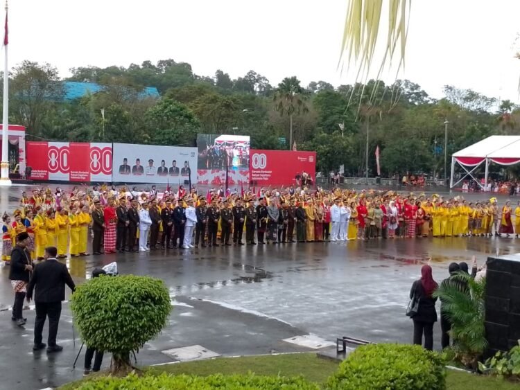 HUT RI ke-80 di Balikpapan Dimeriahkan Tarian Kolosal
