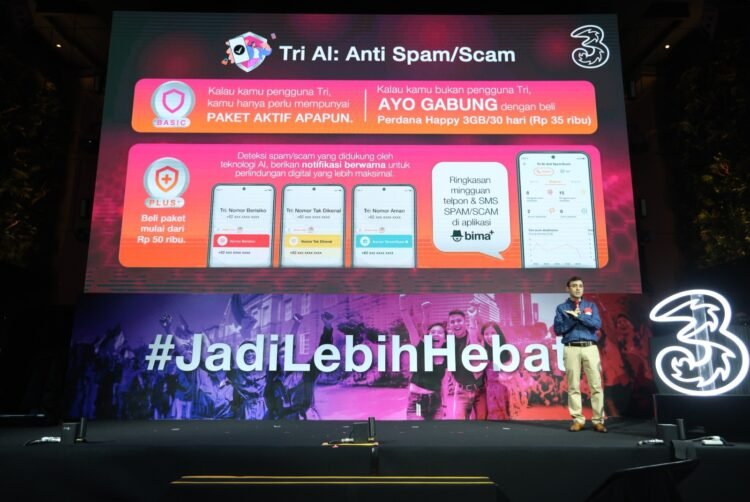 Merdeka dari Ancaman Digital! Tri Bekali Anak Muda Indonesiadengan Solusi Teknologi AI: Anti Spam dan Scam   