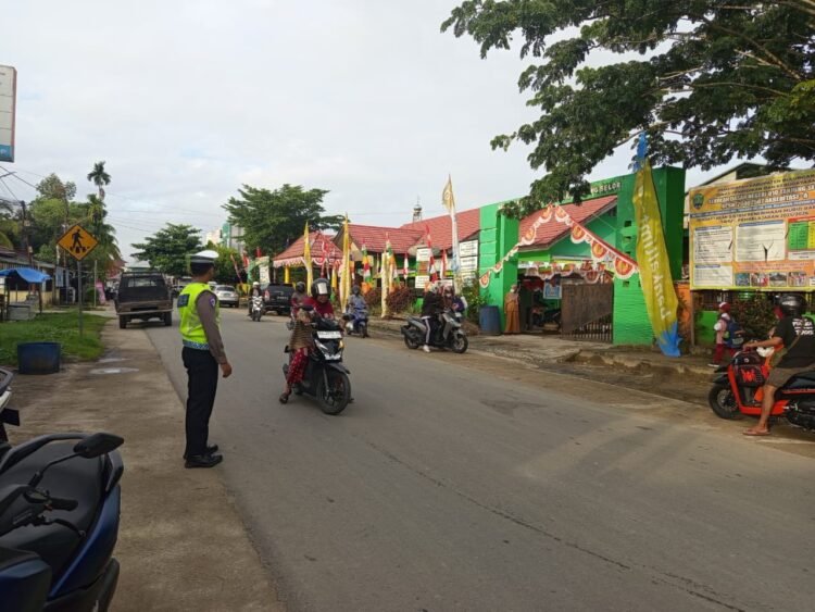 Sat Lantas Polresta Bulungan Hadirkan Strong Poin, Wujud Nyata Peduli Keselamatan Pelajar