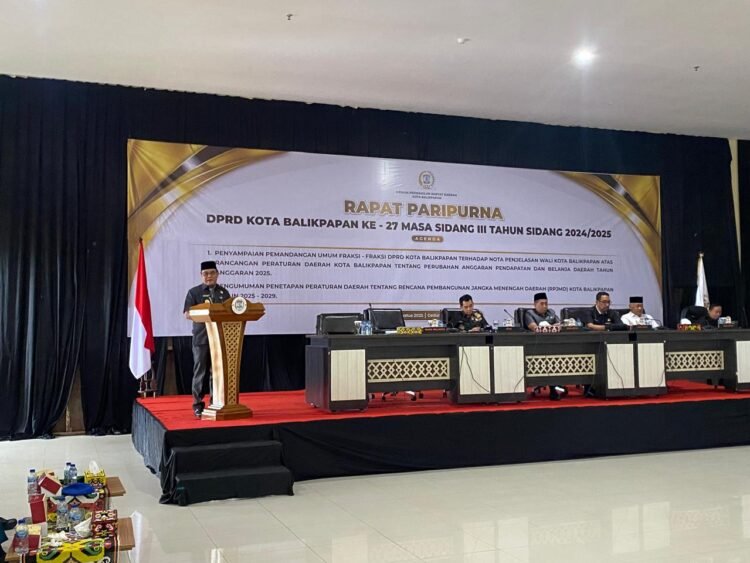 Balikpapan Tetapkan RPJMD 2025–2029, Perkuat Arah Pembangunan Kota