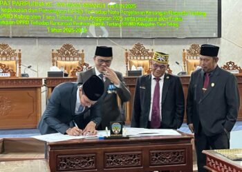 Paripurna DPRD Tana Tidung: P-APBD dan RPJMD Resmi Disetujui