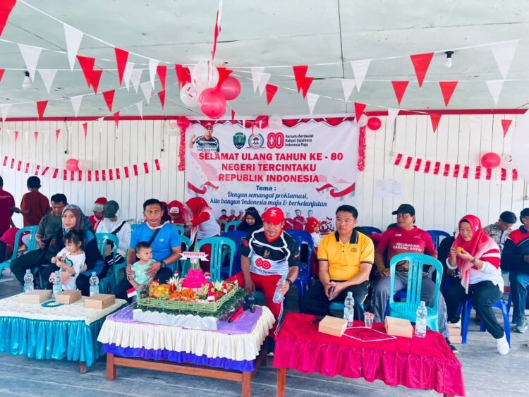 Polresta Bulungan Amankan Jalan Sehat HUT RI ke-80 di Kelurahan Karang Anyar   