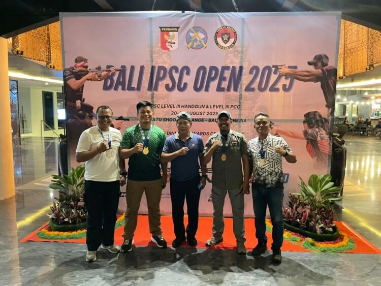 Atlet Menembak Kaltara Raih Juara Internasional Bali IPSC Open 2025 Level III