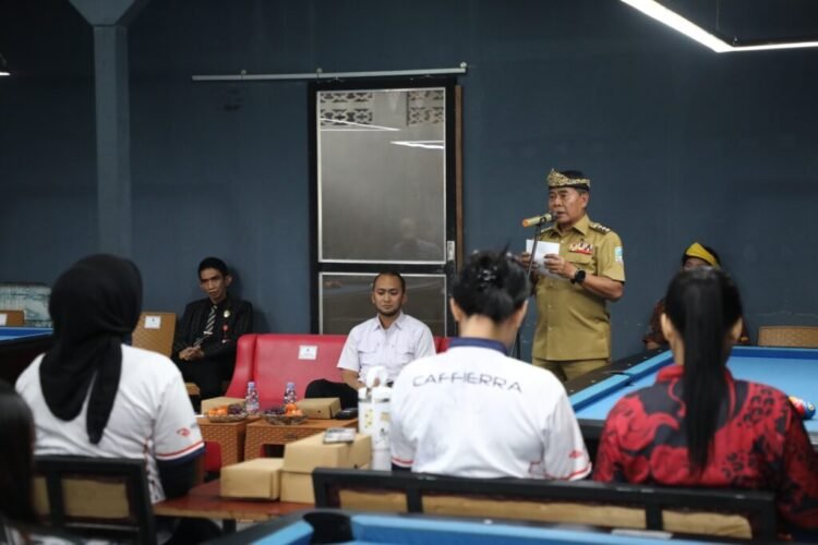 Gubernur Resmikan Turnamen Biliar Iron Cup X Densus 88, Ajang Silaturahmi Masyarakat