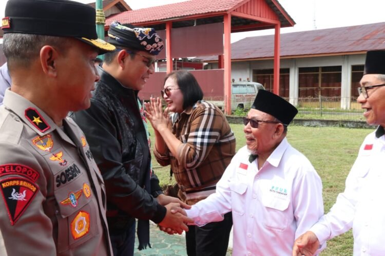 Penyambutan Brigjen Pol. Djati Wiyoto Abadhy, S.I.K Sebagai Kapolda Kaltara Baru di Bandara Juwata Tarakan