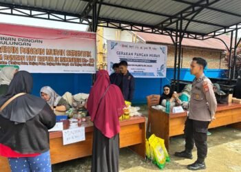 Polresta Bulungan Gelar Gerakan Pangan Murah di Tanjung Palas Hilir