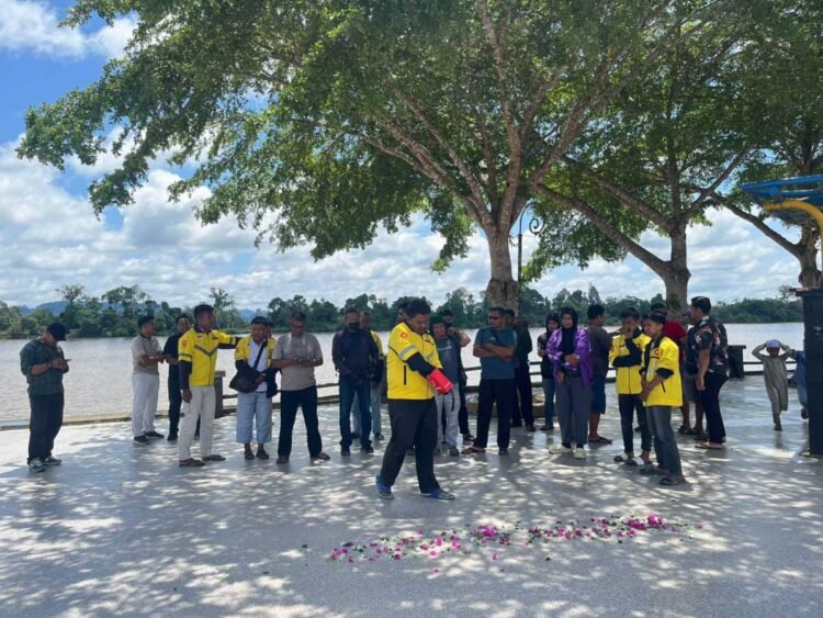 Solidaritas Ojol Bulungan, Doa Bersama dan Tabur Bunga