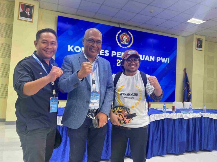 Kemenangan Telak Cak Munir, Perjuangan PWI Kaltara di Kongres Persatuan   