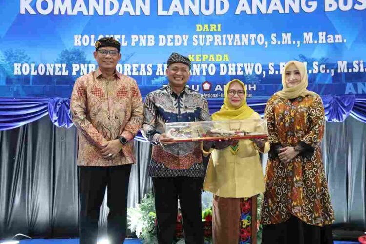 Kapolda Kaltara Hadiri Acara Kenal Pamit Danlanud Anang Busra, Wujud Sinergi TNI-POLRI