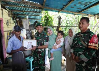 HUT ke-80 TNI: Kodim 0907/Tarakan Gelar Bakti Sosial dan Anjangsana ke Warga   