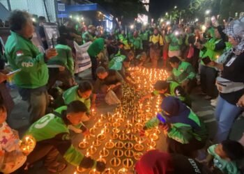 Rahmad Mas’ud Turut Doa dan Penggalangan Dana Bersama Driver Ojol untuk Affan Kurniawan   