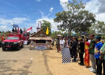 Tana Tidung Meriahkan HUT RI ke-80 dan Hari Jadi ke-18 dengan Karnaval Budaya dan Mobil Hias