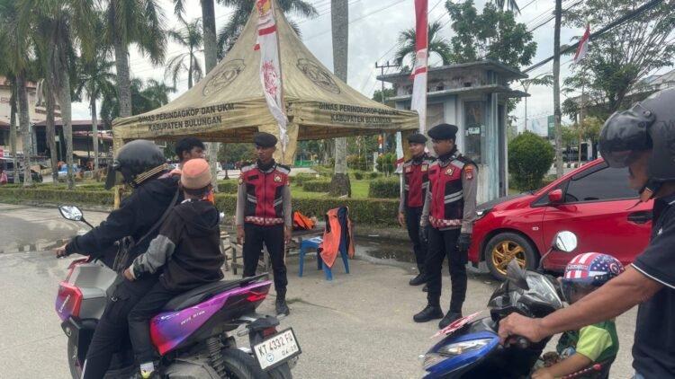 Sat Samapta Polresta Bulungan Pastikan Aktivitas Pasar Induk Lancar